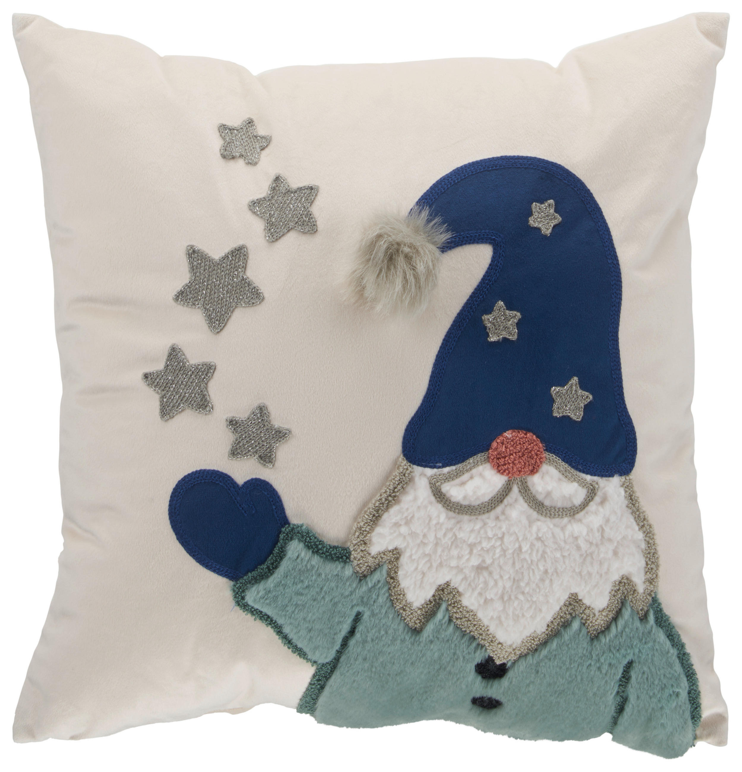 KISSENHÜLLE 45/45 cm  - Multicolor, KONVENTIONELL, Textil (45/45cm) - X-Mas