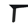 ECKSOFA in Chenille Anthrazit  280/205 cm  - Anthrazit/Schwarz, Design, Textil/Metall (280/205cm) - Xora