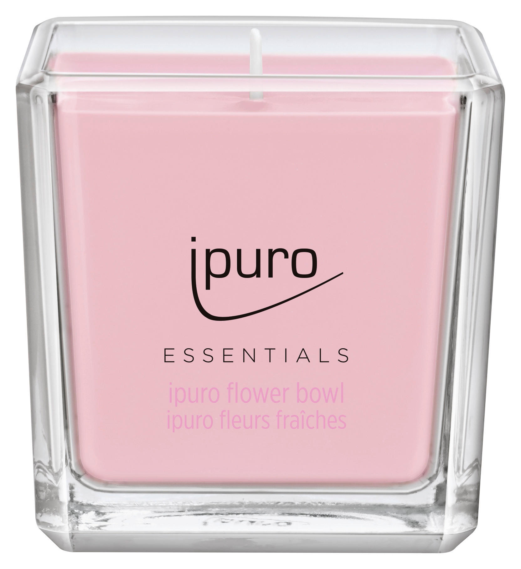 DOFTLJUS blommönstrad  - rosa, Basics, glas (6,9/6,9/6,9cm) - Ipuro