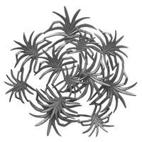 WANDDEKO    - Schwarz, LIFESTYLE, Metall (70/9/70cm) - Kayoom