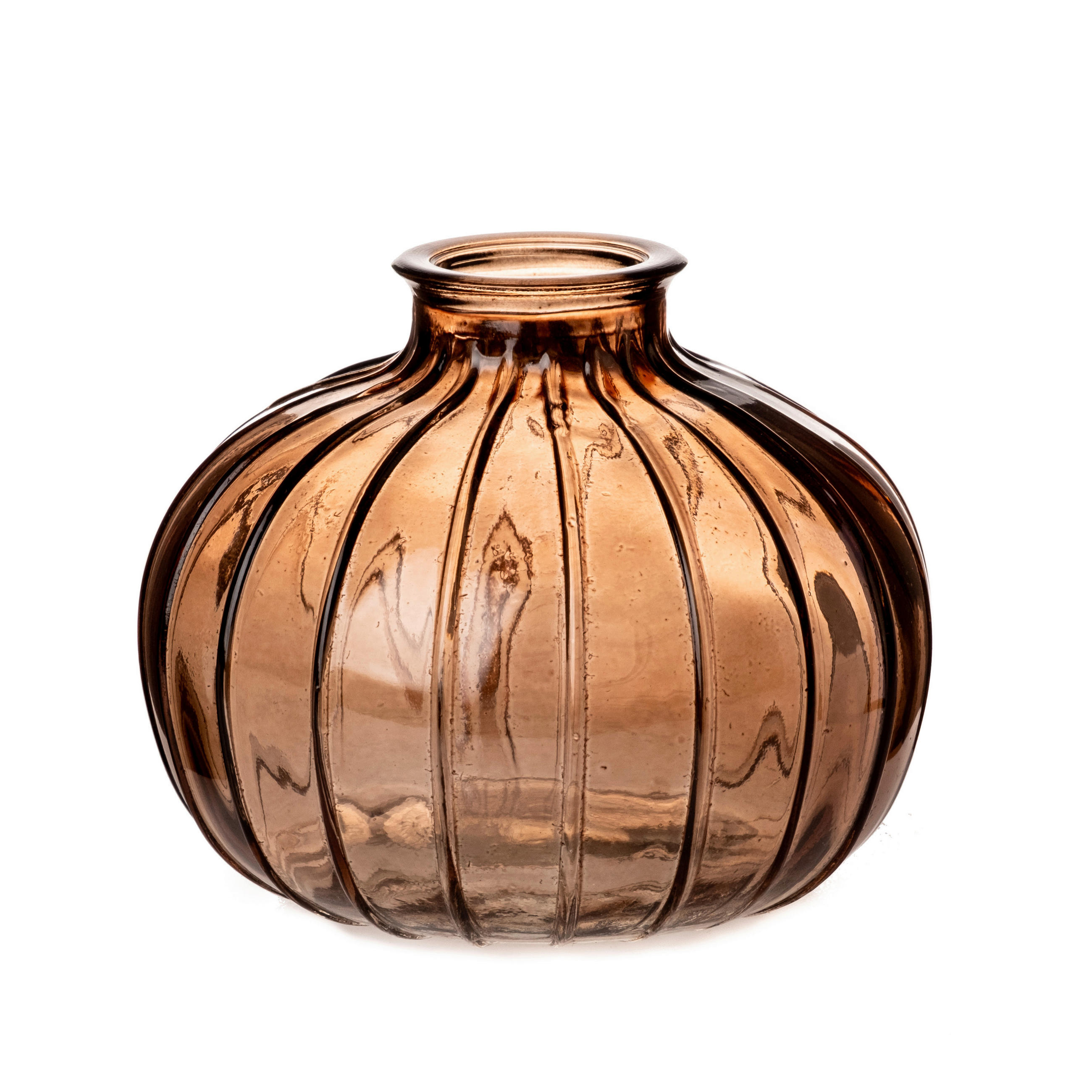 VASE  - Taupe, LIFESTYLE, Glas (11/9cm)