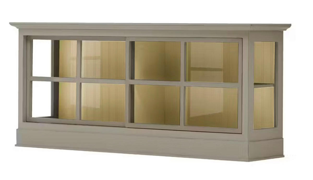 SIDEBOARD UrbanClass  in 190,5/82/49 cm  - Creme/Grau, LIFESTYLE, Glas/Holz (190,5/82/49cm) - Livetastic