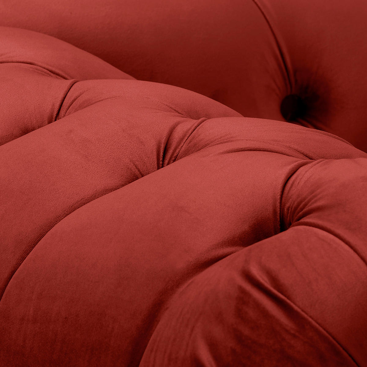 RÉCAMIERE Samt Bordeaux  - Bordeaux/Braun, Design, Holz/Textil (185/93/75cm) - Livetastic