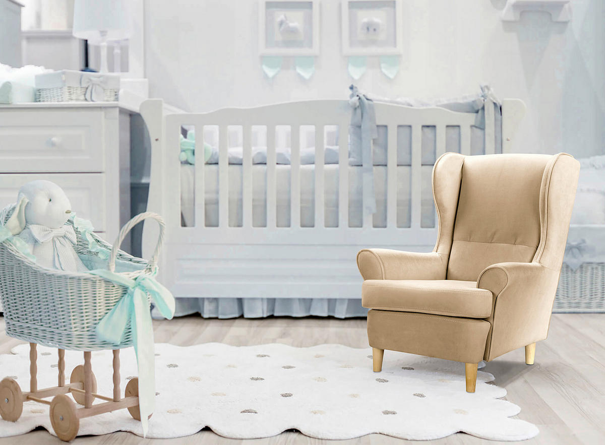 KINDERSESSEL Scandi Mini  - Beige, Design, Textil (60/74/69cm) - Livetastic