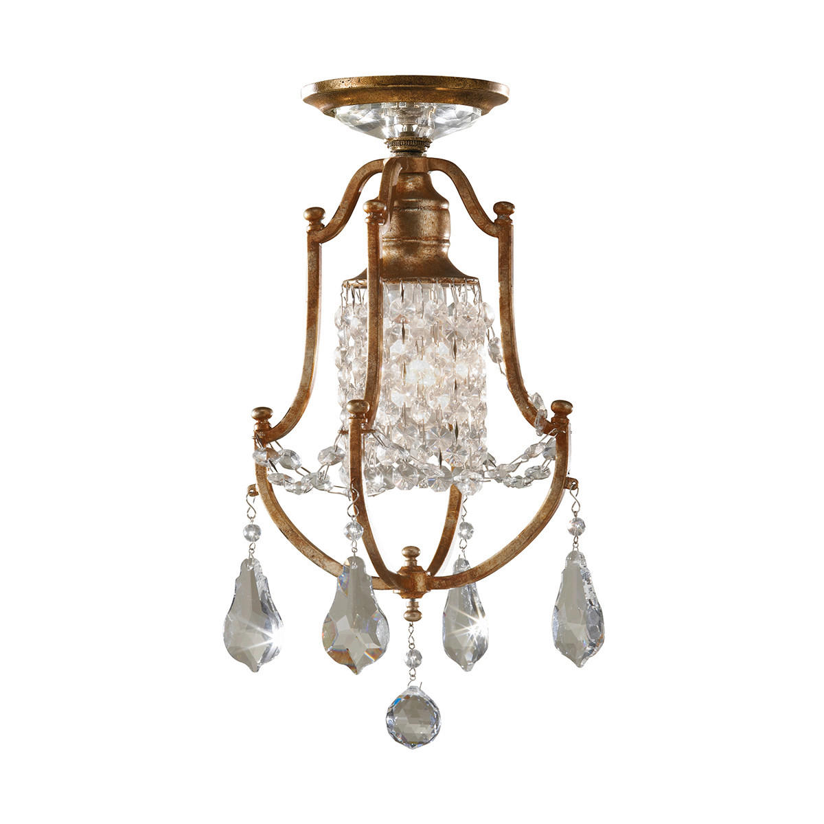 SUSPENSION 19.4/55.2 cm    - couleur bronzée, Konventionell, métal (19.4/55.2cm) - Elstead Lighting