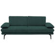 3-SITZER-SOFA in Velours Opal  - Beige/Opal, Design, Textil/Metall (222/89/104cm) - Dieter Knoll