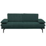 3-SITZER-SOFA in Velours Opal  - Beige/Opal, Design, Textil/Metall (222/89/104cm) - Dieter Knoll