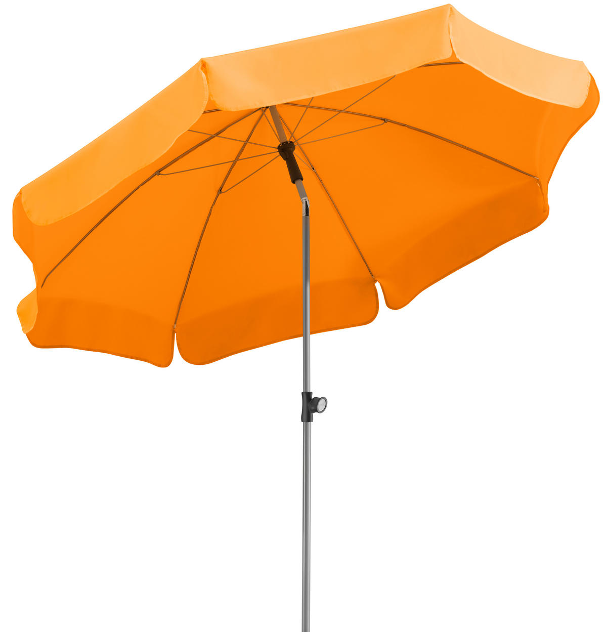 SLNEČNÍK 200/220/200 cm - oranžová/strieborná, Basics, kov/textil (200/220/200cm) - Schneider