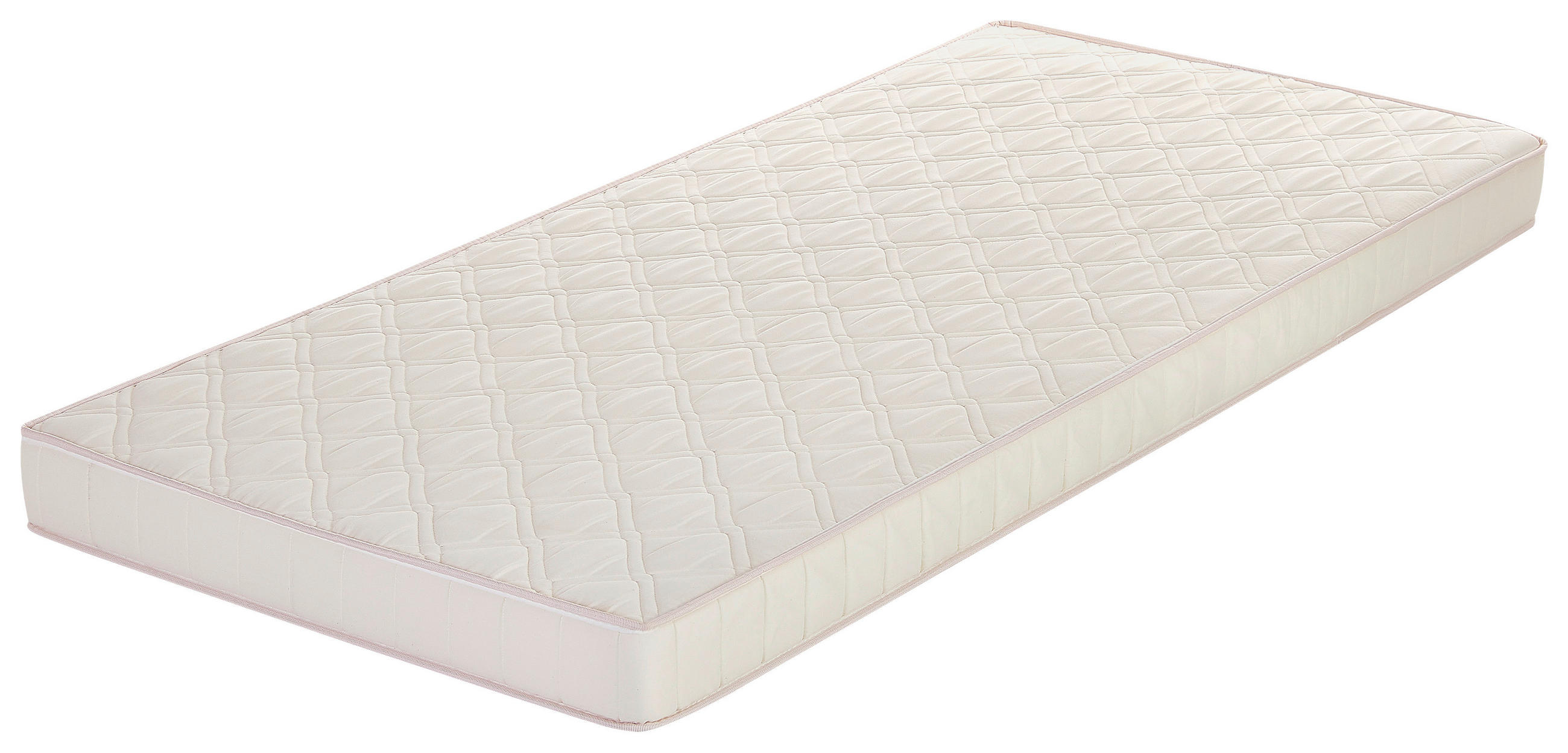 KALTSCHAUMMATRATZE 90/200 cm, Höhe ca.: 13 cm, H2 + H3 = mittel + fest,  - Weiß, Basics, Textil (90/200cm) - P & B