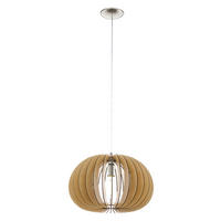 ZÁVESNÉ SVIETIDLO, 45/110 cm  - farba javora, Basics, kov/drevo (45/110cm) - Eglo