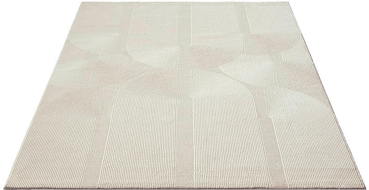 WEBTEPPICH 80/150 cm Sign Creme  - Creme, KONVENTIONELL, Textil (80/150cm) - Novel