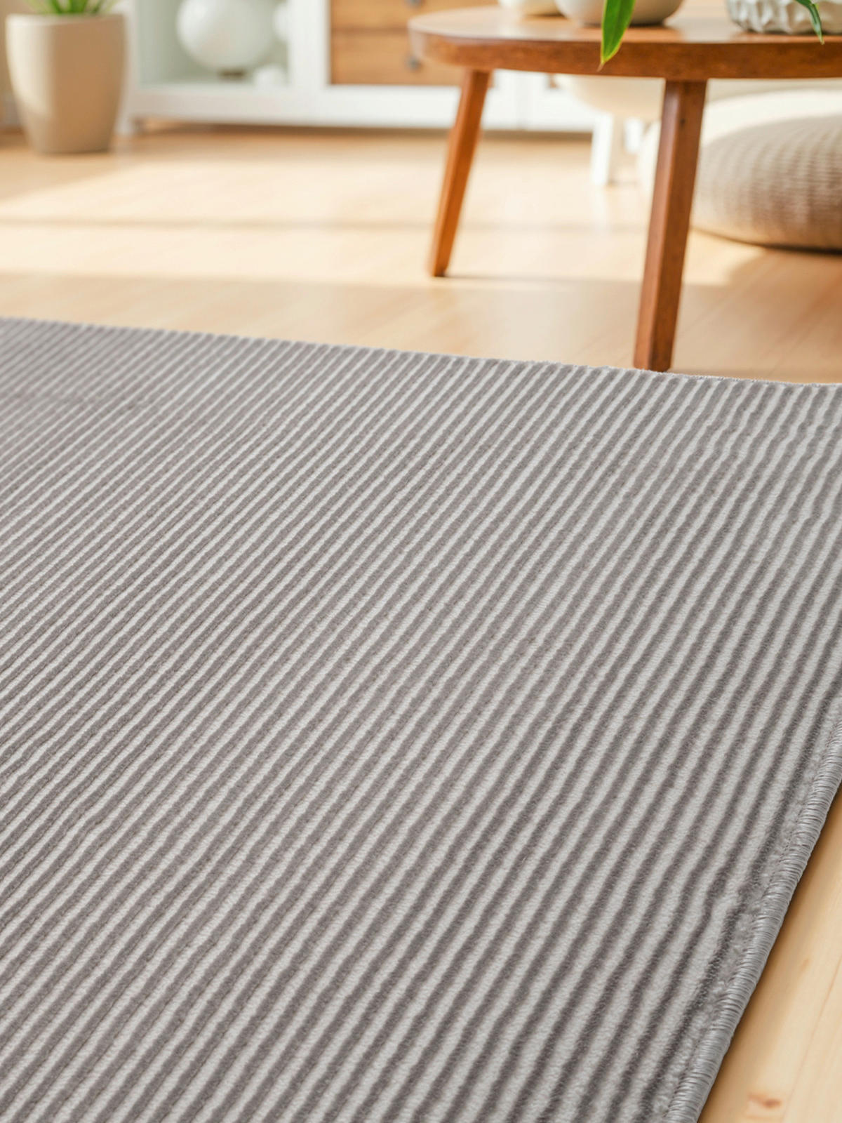 LÄUFER 80/240 cm Perles  - Creme/Grau, Basics, Kunststoff (80/240cm) - Elle Decoration