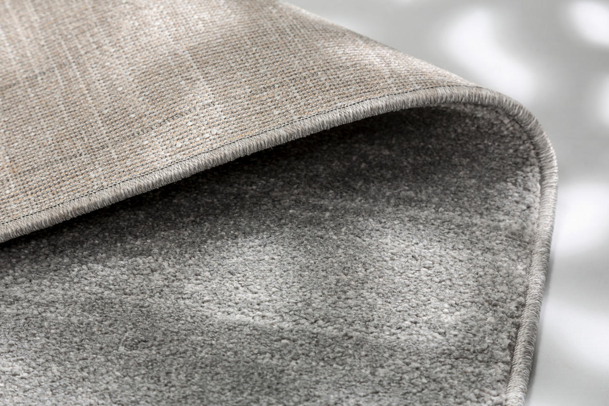 WEBTEPPICH 133/190 cm Balance Hellgrau  - Hellgrau, KONVENTIONELL, Textil (133/190cm) - Schöner Wohnen