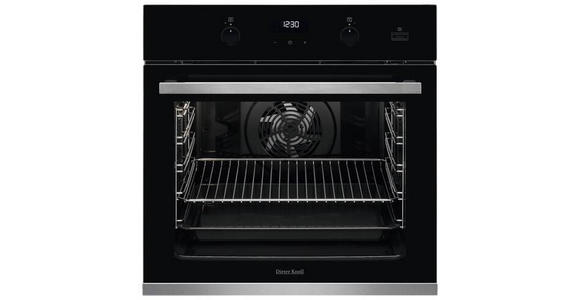 EINBAUBACKOFEN DBK65902XK - Edelstahlfarben/Schwarz, Basics, Metall (59,4cm) - Dieter Knoll