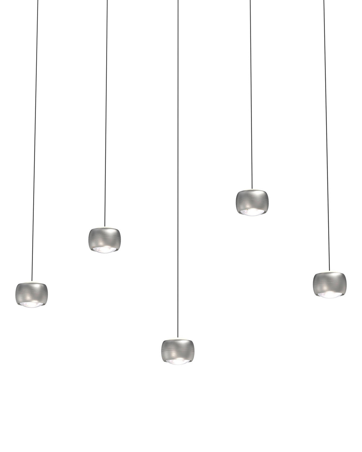 LED-HÄNGELEUCHTE 102/10.5/180 cm  - Nickelfarben, Design, Metall (102/10.5/180cm)