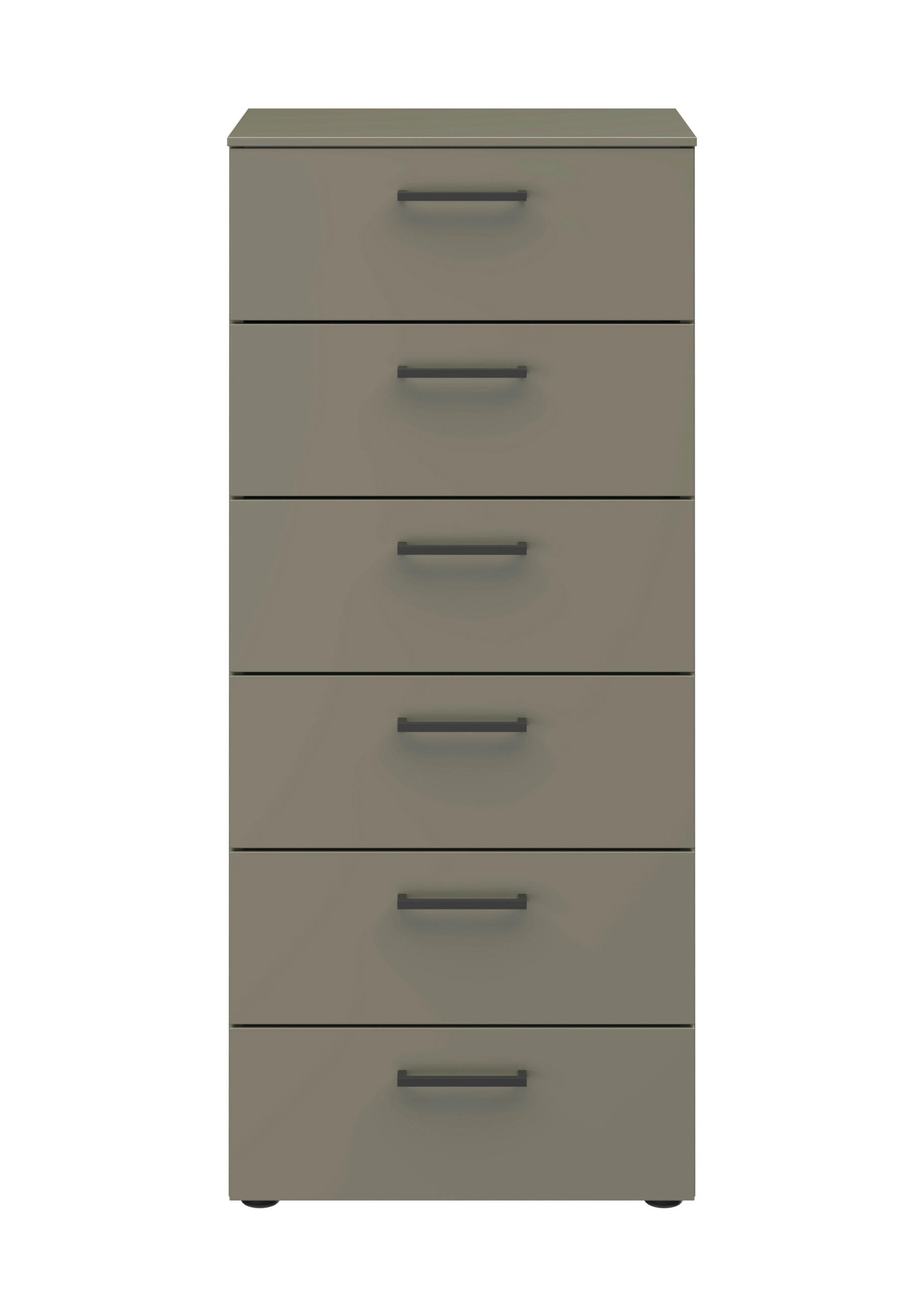 KOMMODE Primolar Garda  in 50/118/41 cm  - Schwarz/Grau, Design, Holzwerkstoff/Kunststoff (50/118/41cm) - Xora