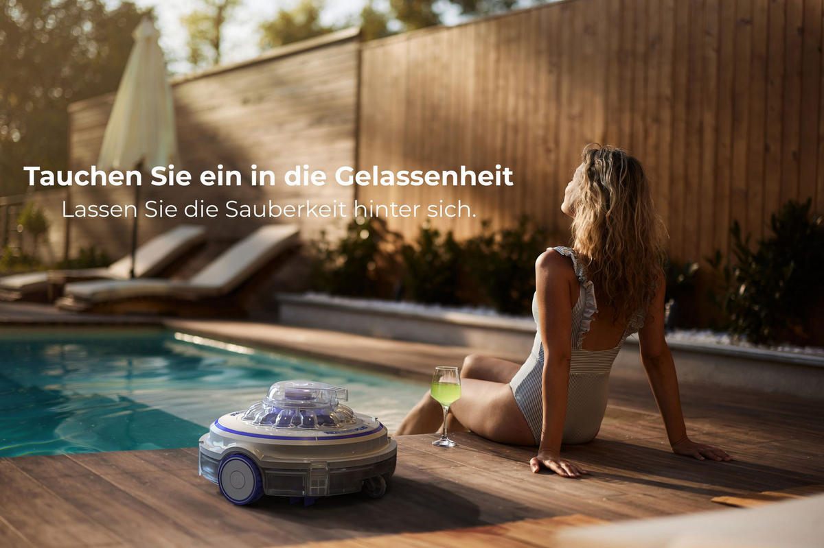 POOLROBOTER RBR75  - Blau/Grau, KONVENTIONELL, Kunststoff (35/35/18cm) - Gre