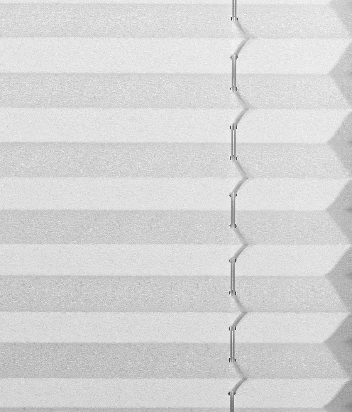 PLISSEE  halbtransparent   80/210 cm   - Weiß, Design, Textil (80/210cm) - Homeware