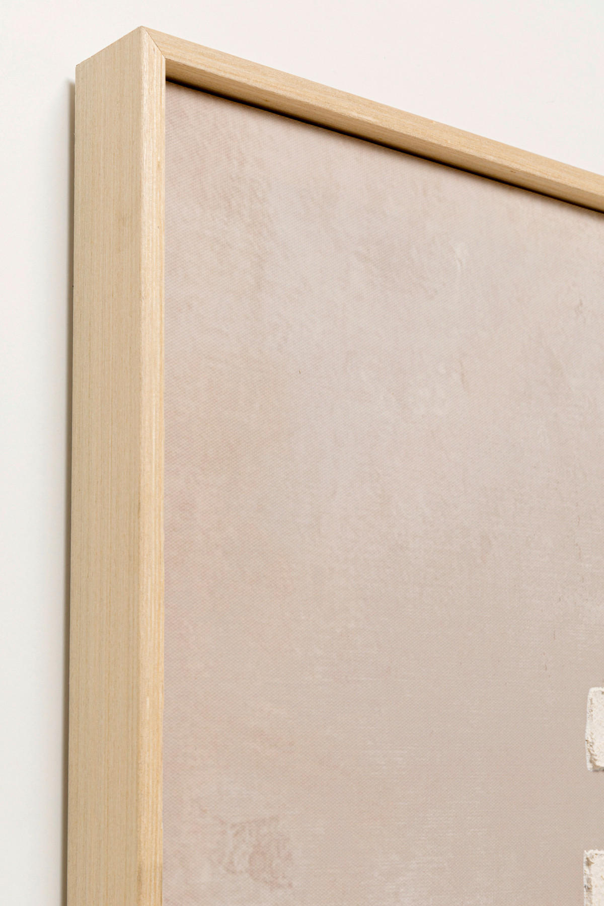 LEINWANDBILD Abstraktes 100/100/4 cm  - Beige, Design, Holz/Textil (100/100/4cm) - Kare-Design