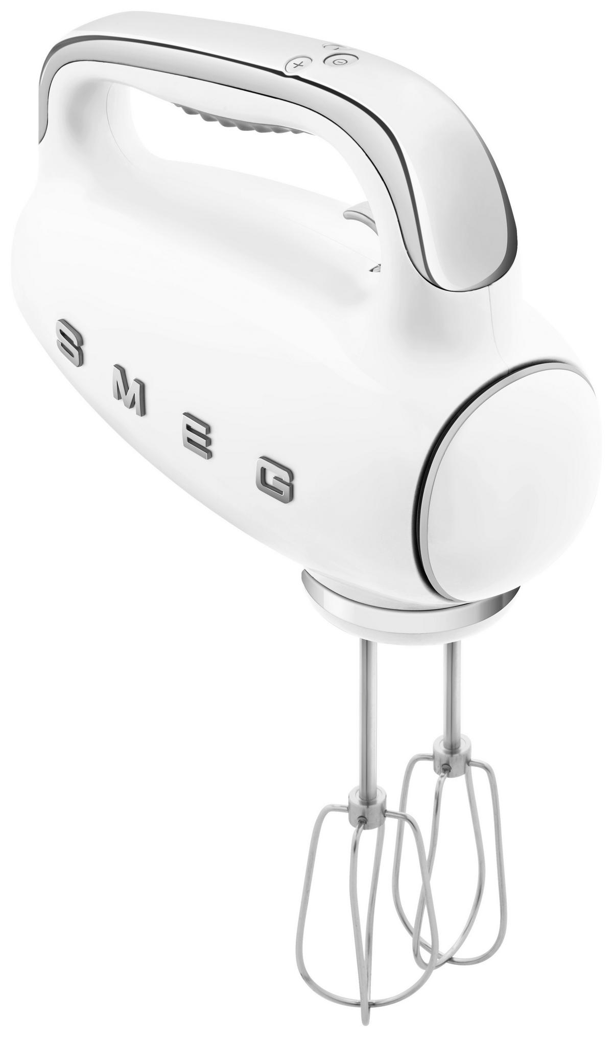 HANDMIXER 50'S STYLE  - Chromfarben/Weiß, Basics, Kunststoff/Metall (22/37,8/22,1cm) - SMEG