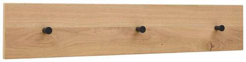 HAKENLEISTE in Eiche furniert Anthrazit, Eichefarben - Eichefarben/Anthrazit, Design, Holz/Metall (80/15/2cm) - Dieter Knoll