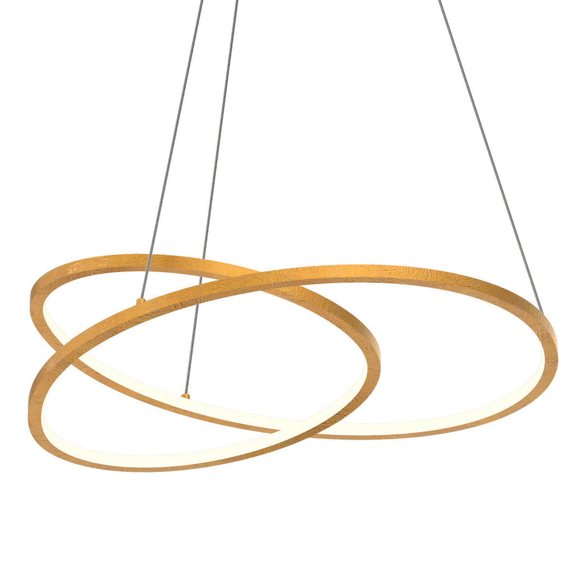 LED-PENDELLEUCHTE 48/48/150 cm  - Goldfarben, Design, Metall (48/48/150cm)