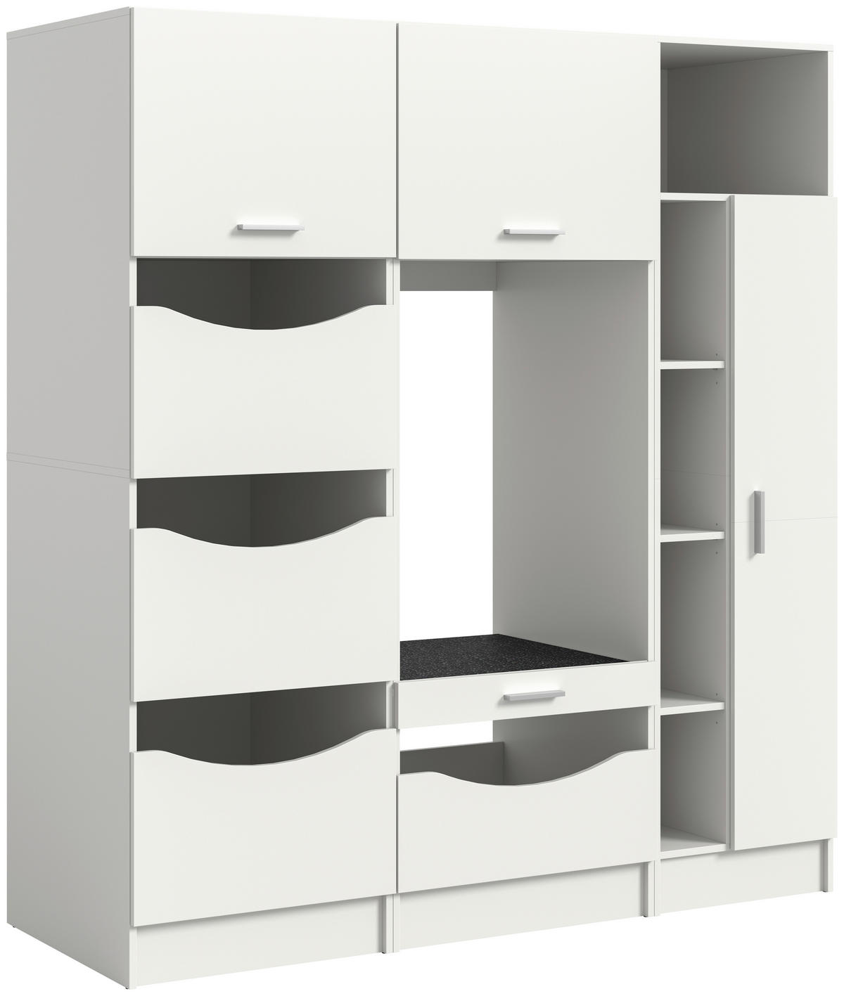 HAUSWIRTSCHAFTSRAUM 166/195/68 cm Weiss  - Weiss, Basics, Holzwerkstoff (166/195/68cm) - MID.YOU