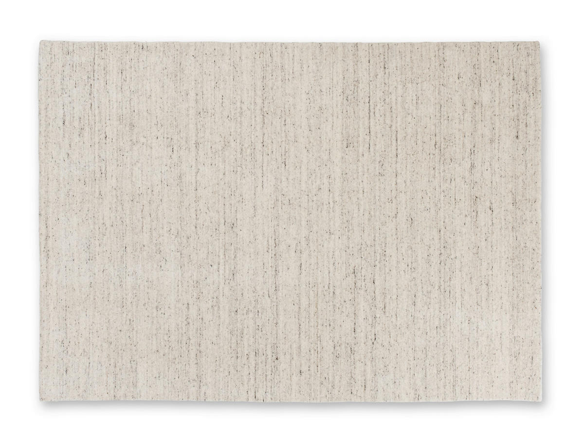 HANDWEBTEPPICH 70/140 cm Elara Weiß  - Weiß, KONVENTIONELL, Textil (70/140cm) - Schöner Wohnen