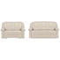SITZGARNITUR in Leder Beige - Beige/Schwarz, KONVENTIONELL, Leder/Kunststoff (198/92/93cm) - Xora SITZGARNITUR in Leder Beige - Beige/Schwarz, KONVENTIONELL, Leder/Kunststoff (198/92/93cm) - Xora