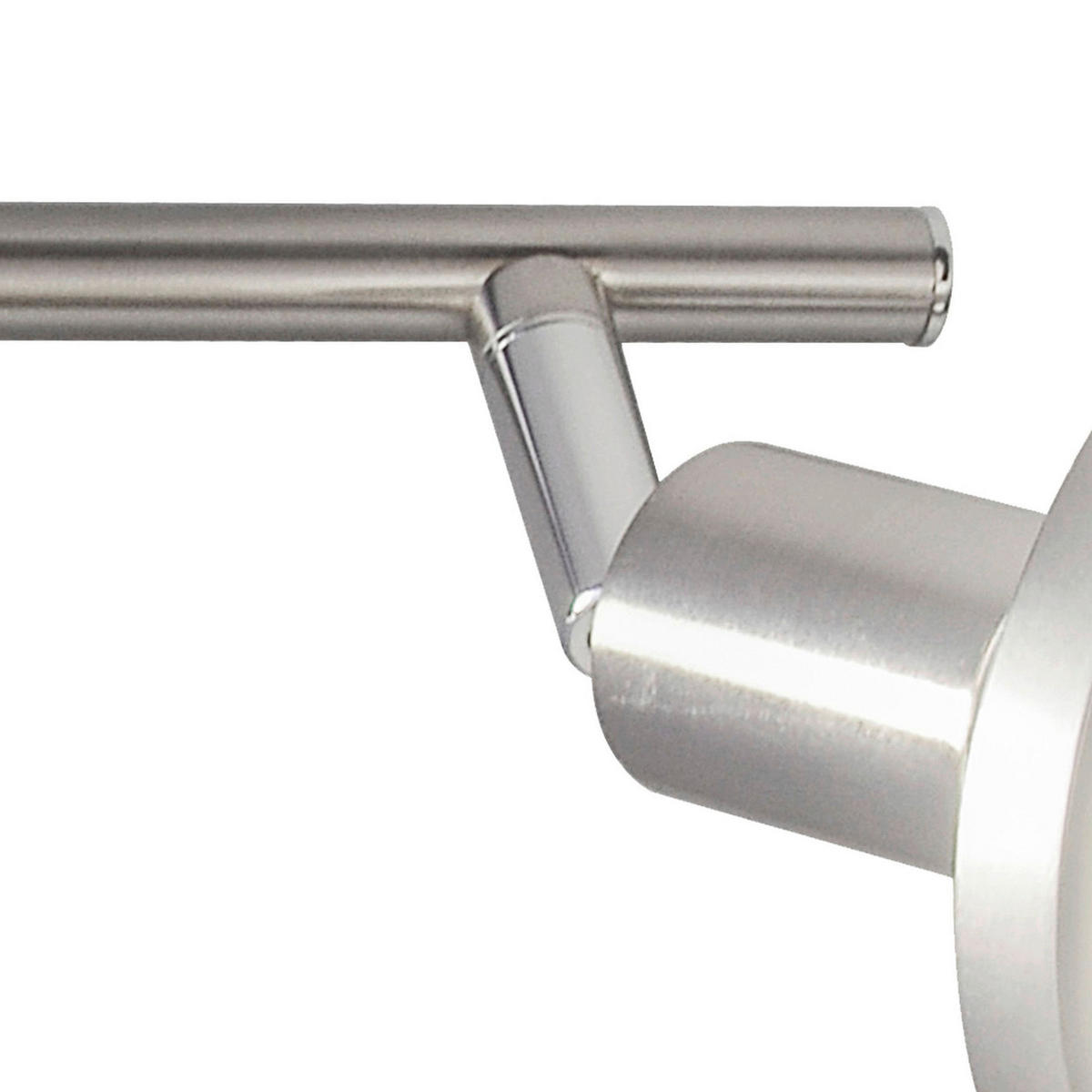 LED-STRAHLER 8/15,6 cm   - Nickelfarben, Design, Metall (8/15,6cm) - Globo