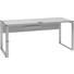 SCHREIBTISCH Eichefarben - Eichefarben/Nickelfarben, Design, Metall (180/76/76cm) - Voleo SCHREIBTISCH Eichefarben - Eichefarben/Nickelfarben, Design, Metall (180/76/76cm) - Voleo