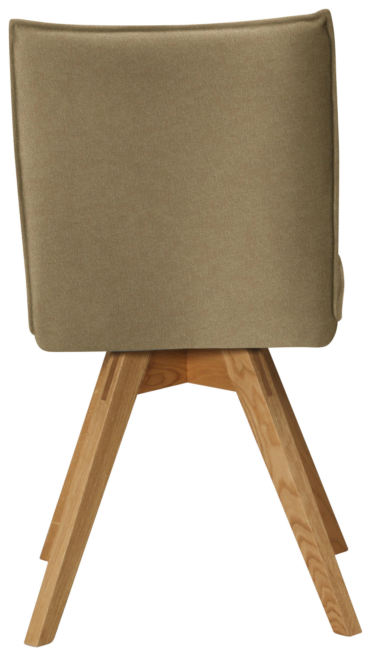 STUHL  in Lederlook, Mikrofaser  - Eichefarben/Olivgrün, Konventionell, Holz/Textil (60/91/61cm) - Moderano