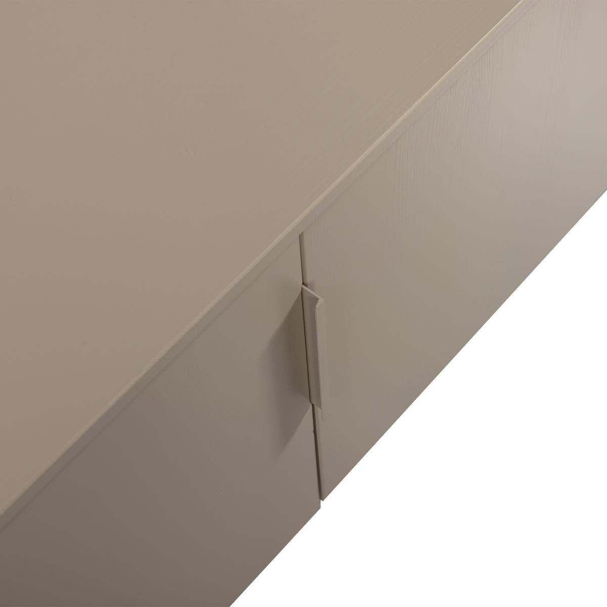 LOWBOARD Gunnar 200/56/44 cm  stehend, hängend  - Schlammfarben/Schwarz, Design, Holz/Metall (200/56/44cm) - Livetastic