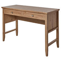 SCHREIBTISCH 120/50/79 cm Eichefarben Stauraum, in verschiedenen Holz-Dekoren erhältlich  - Eichefarben/Silberfarben, MODERN, Holzwerkstoff/Metall (120/50/79cm) - Livetastic