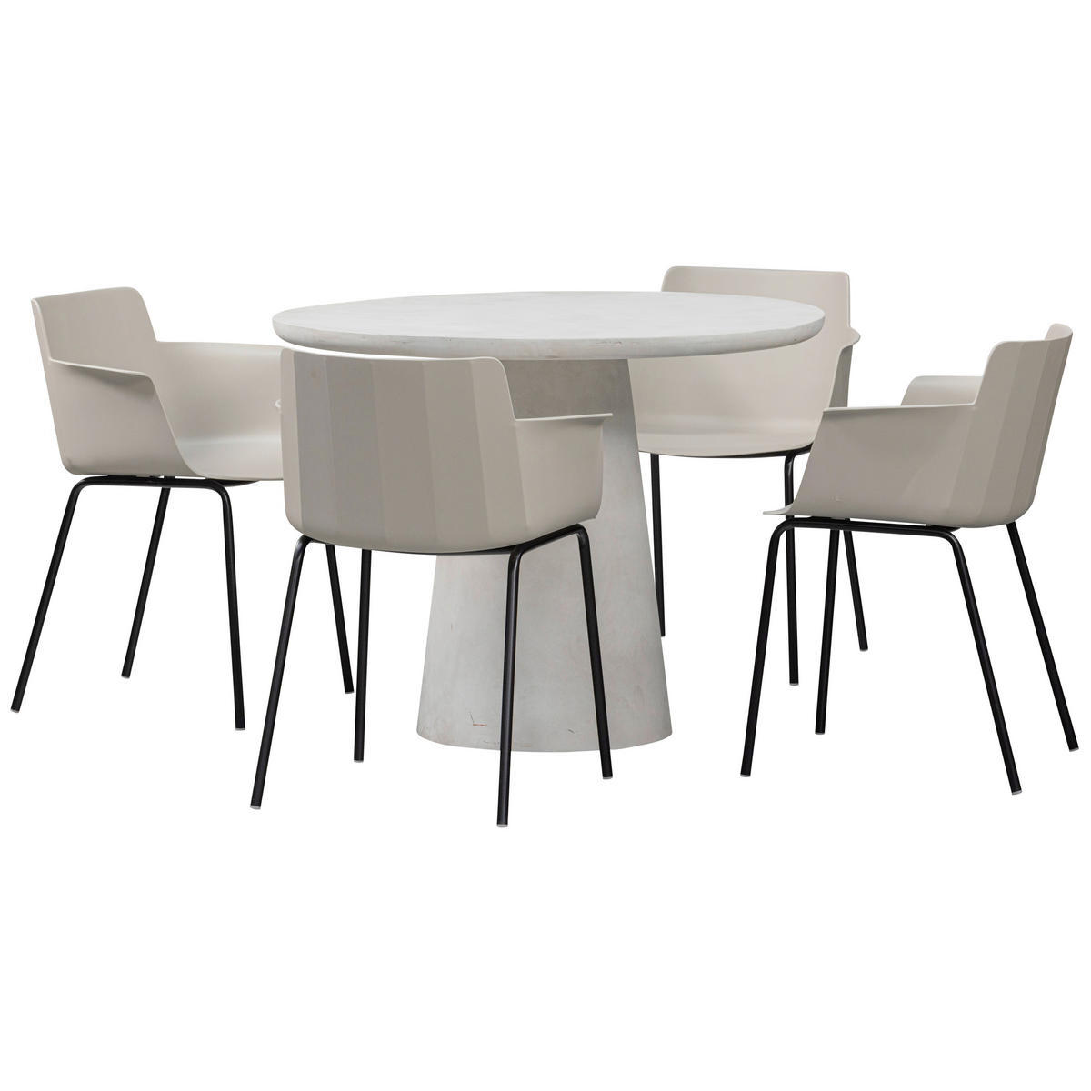ESSTISCH in Keramik 100/100/76 cm  - Weiß, Design, Keramik (100/100/76cm) - Livetastic