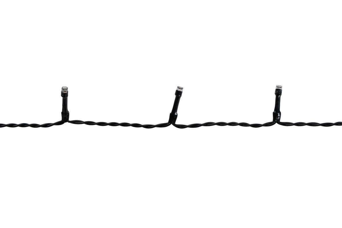 LICHTERKETTE 1800 cm  - Schwarz, KONVENTIONELL, Kunststoff (1800cm) - X-Mas