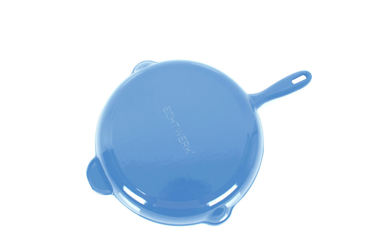 BRATPFANNE  - Blau, Basics, Metall (42,5/27/4,5cm) - Echtwerk