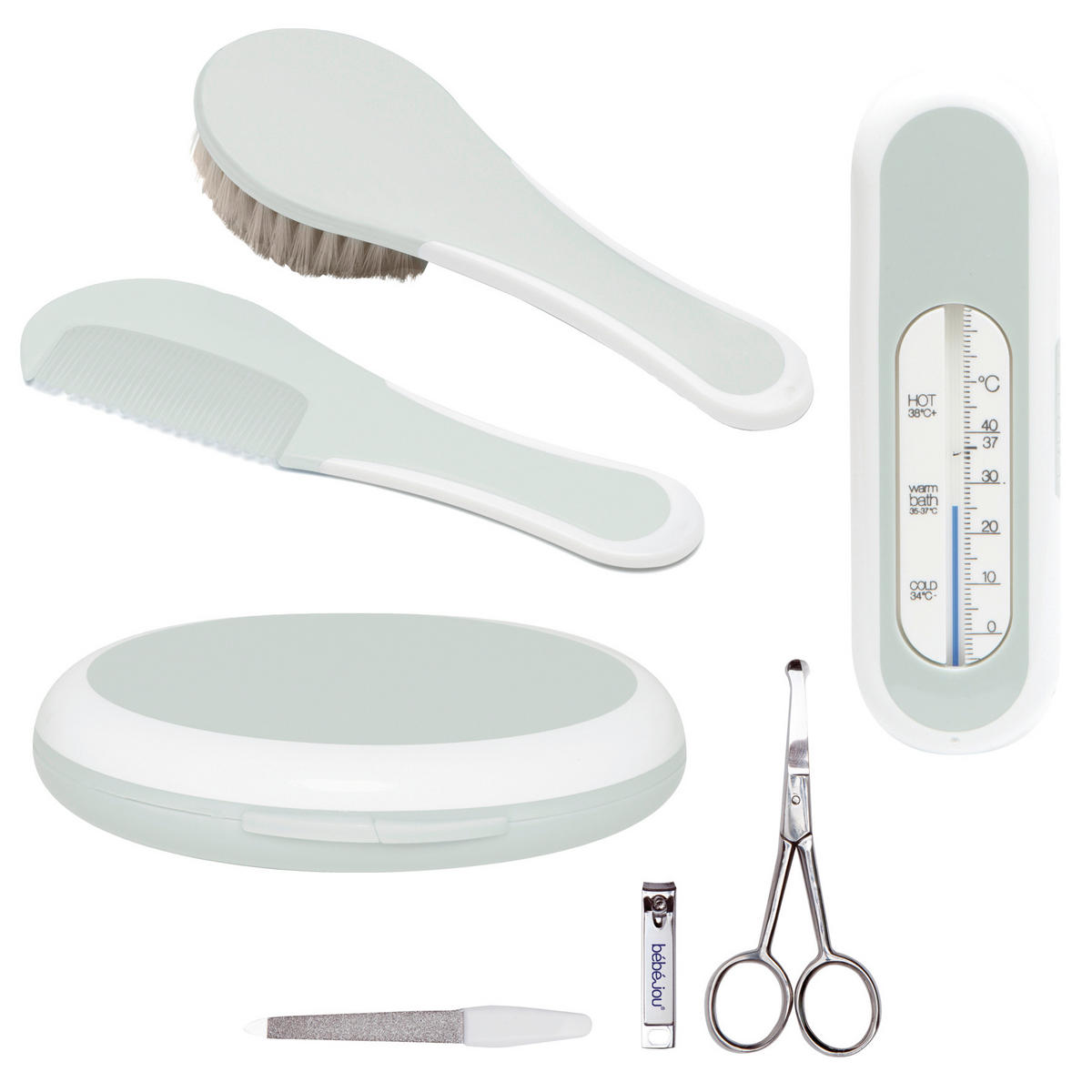 BABYGESCHENKSET - Grün, Basics, Kunststoff (22.1/22.1/5cm) - Bebe Jou