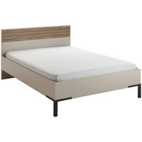 BETT 120/200 cm  in Kaschmir  - Kaschmir/Anthrazit, KONVENTIONELL, Holzwerkstoff/Metall (120/200cm) - Xora
