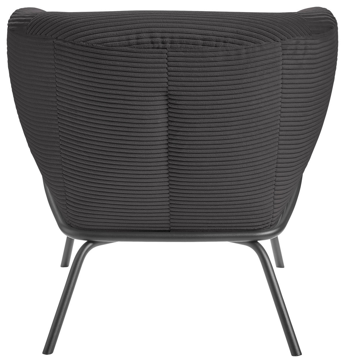 COCKTAILSESSEL Cord Mokka  - Mokka, Design, Textil (79/71/74cm) - Lomoco