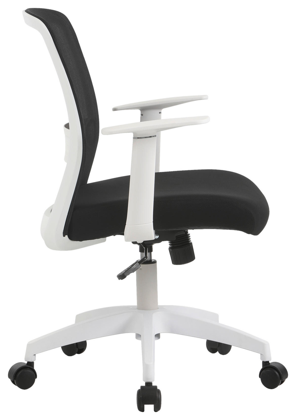 FORGÓSZÉK  feszített neccháló, szövet fekete, fehér  - fekete/fehér, Konventionell, műanyag/textil (60/86,5-94,5/60cm) - Xora