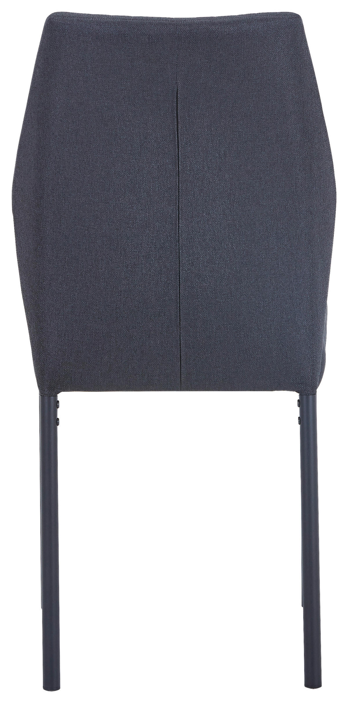 STUHL  in Eisen Leinenoptik Metall, Textil  - Dunkelgrau/Schwarz, MODERN, Textil/Metall (46/98/58,5cm) - Carryhome