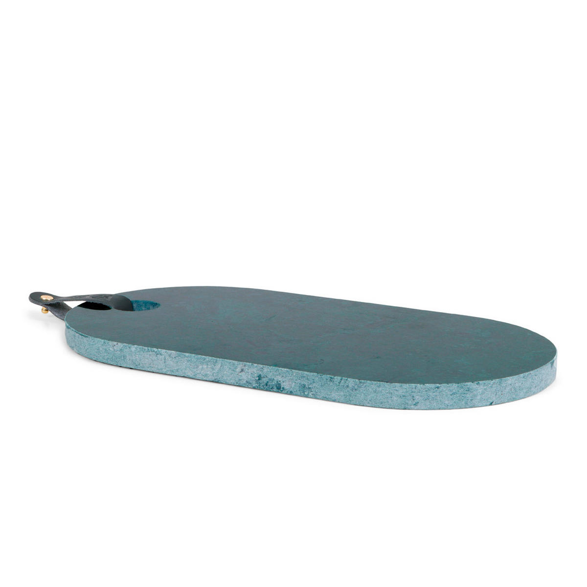 POSLUŽAVNIK ZA SERVIRANJE   29,5/17,5/1,6 cm           - smaragdno zelena, Basics, kamen (29,5/17,5/1,6cm)