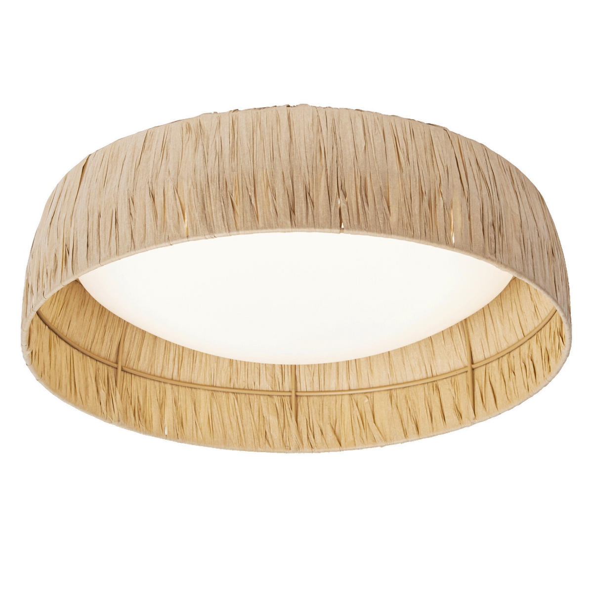 LED-DECKENLEUCHTE 40/12 cm   - Hellbraun, Natur, Naturmaterialien/Metall (40/12cm) - Osram