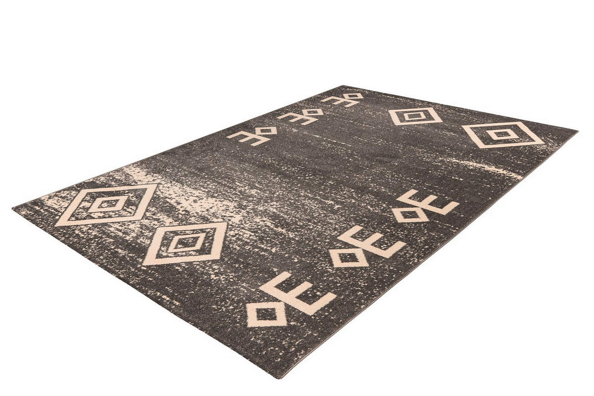 TEPPICH 160/230 cm Naila 100 Grau Grau  - Grau, KONVENTIONELL, Textil (160/230cm)