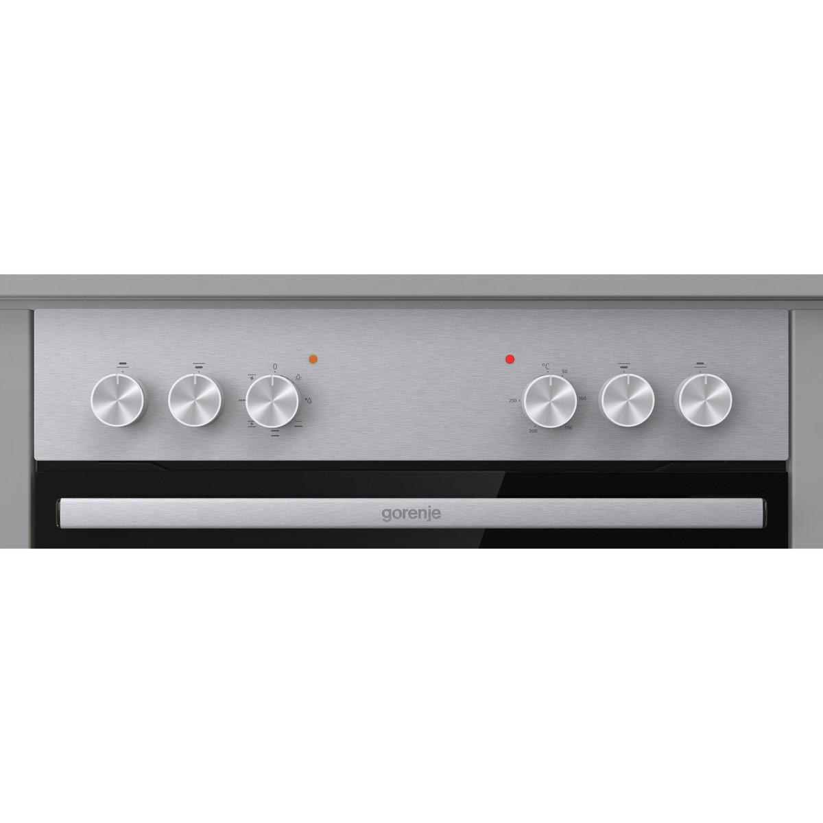 HERDSET HSet002AX  - Edelstahlfarben/Schwarz, Trend, Metall (59,5/59,5/53cm) - Gorenje