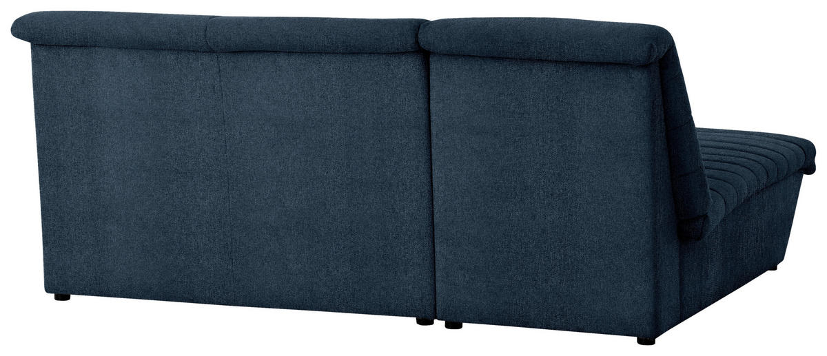 ECKSOFA in Webstoff Dunkelblau  168/214 cm  - Schwarz/Dunkelblau, Design, Kunststoff/Textil (168/214cm) - LOOKS by W.Joop