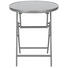 GARTENKLAPPTISCH 60/72 cm - Silberfarben, Trend, Glas/Metall (60/72cm) - Boxxx GARTENKLAPPTISCH 60/72 cm - Silberfarben, Trend, Glas/Metall (60/72cm) - Boxxx