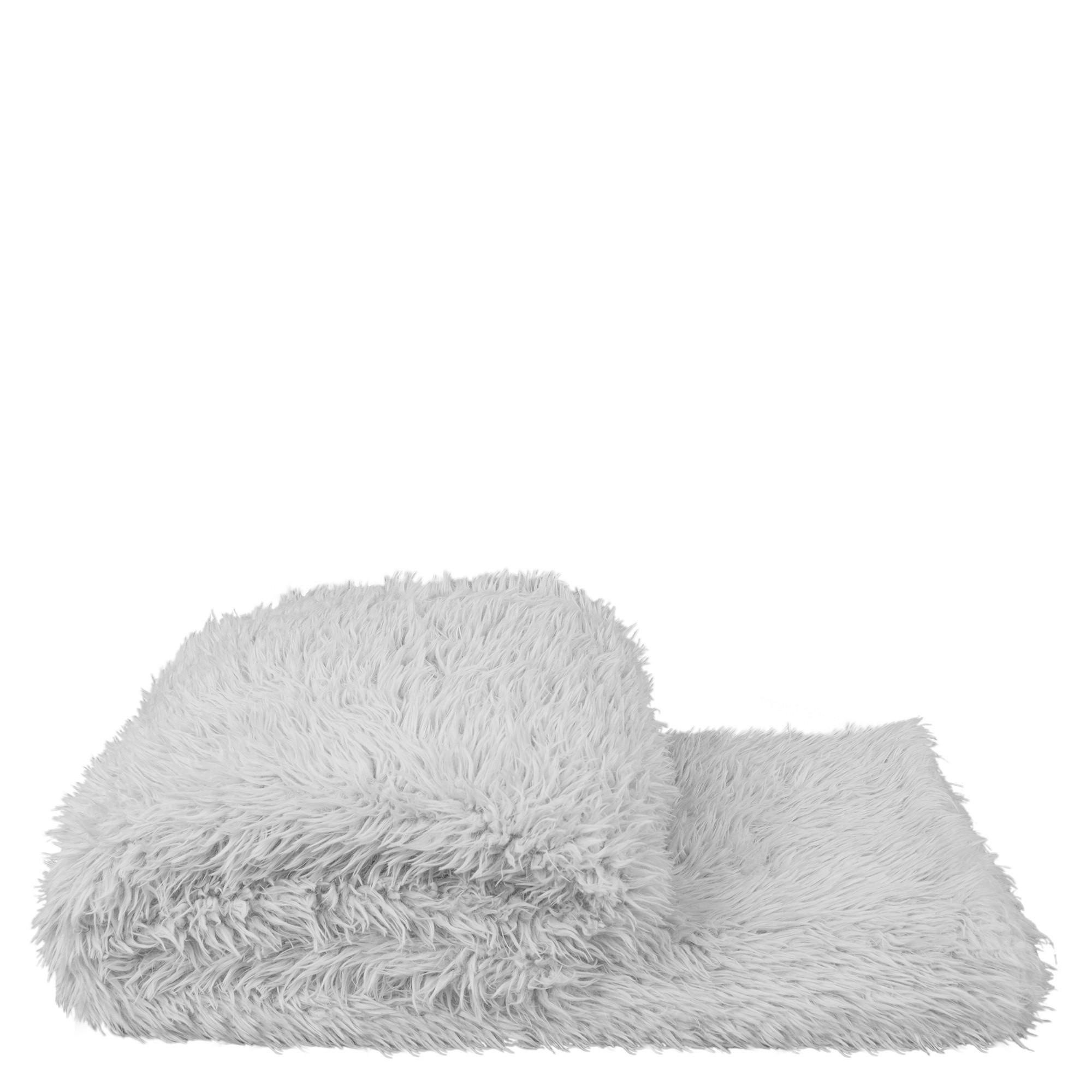 DECKE Reborn Reborn 140/190 cm - Hellgrau, KONVENTIONELL, Textil (140/190cm) - Zoeppritz