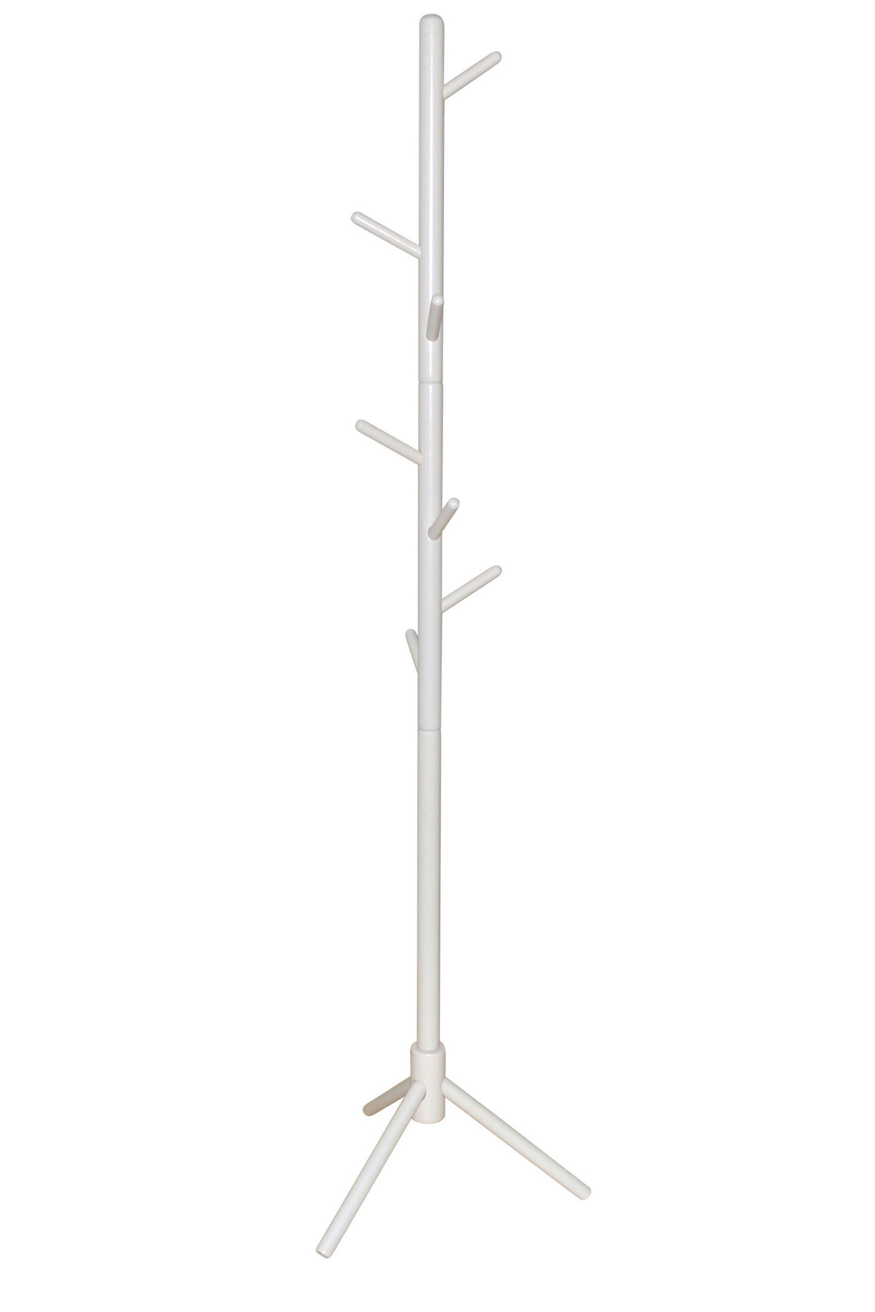 GARDEROBENSTÄNDER in Weiß   - Weiß, Design, Holz (45/45/174cm) - MID.YOU